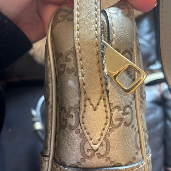 Gucci Bree Disco Guccissima In Gold - Picture 15 of 16